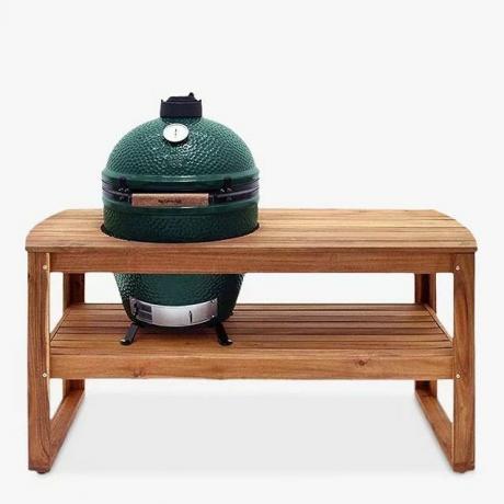 Big Green Egg חבילת שולחן מעץ אקליפטוס עם ConvEGGtor