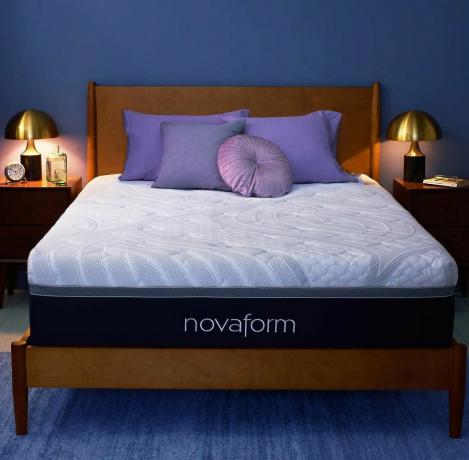 Novaform 14 אינץ' ComfortGrande Plus ג'ל מזרון קצף זיכרון 