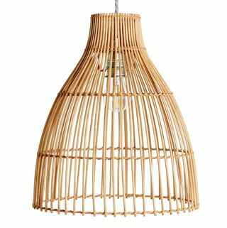 Habitat Camillo Rattan Midi Pendant גוון - טבעי