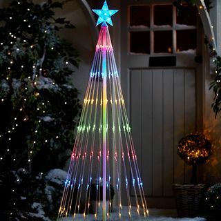 5.5ft Waterfall LED IndoorOutdoor Outdoor Tree Tree Light