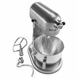 מיקסר עמדת Heavy Duty מקצועי של KitchenAid בכרום