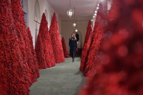הבית הלבן בחג המולד בשנת 2018