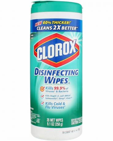 Clorox חיטוי מגבונים מחטאים מיכל ריח טרי