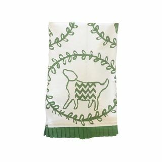 מגבת תה כלב ירוקה