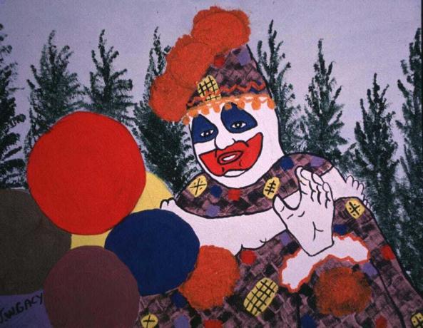 John Wayne Gacy תערוכת יצירות אמנות מקוריות במועדון ארה