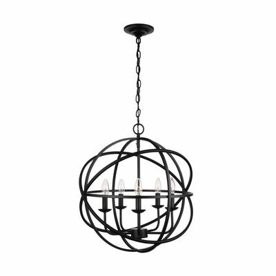 Black Sarolta Sands Orb Chandelier