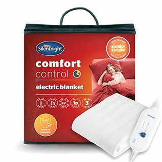 שמיכה חשמלית של Silentnight Comfort Control - יחידה, לבנה