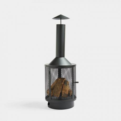 Black Metal Chiminea