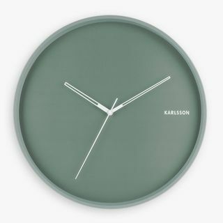 Karlsson Hue Silent Sweep מתכת שעון קיר, 40 ס" מ, ירוק