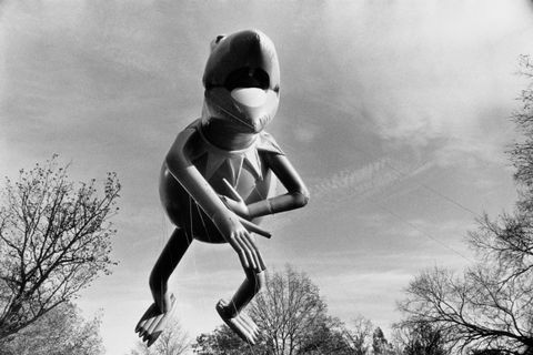 קרמיט בלון הצפרדע במצעד חג ההודיה של מייסי ב-1990